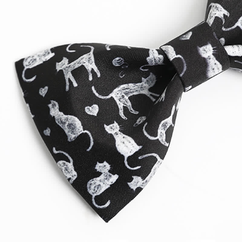 Men's Novelty Tiny Cat Bow Tie