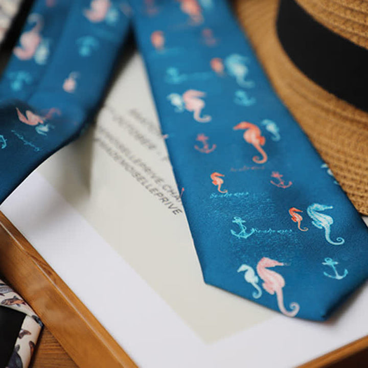 Men's Colourful Prehistoric Creatures Necktie