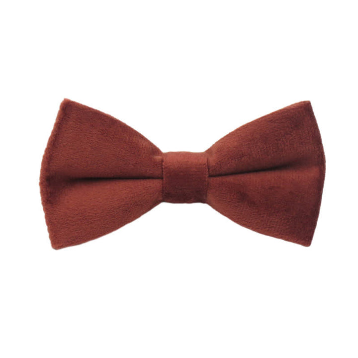 Men's Solid Color Formal Velvet Bow Tie