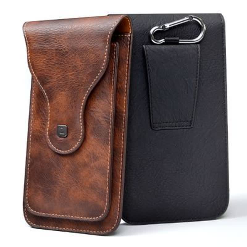 Magnetic Clip Double-layer Mobile Phone Case Belt Bag