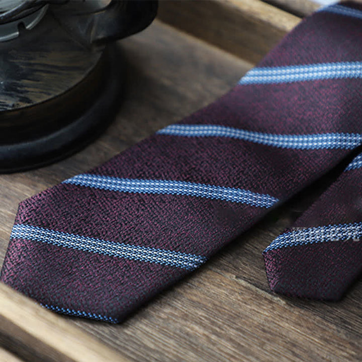 Men's Classic Pin-Striped Formal Necktie - image 9