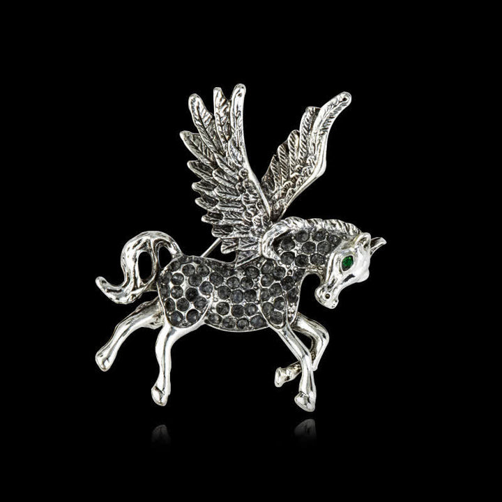 Men's Vintage Pegasus Wings Brooch