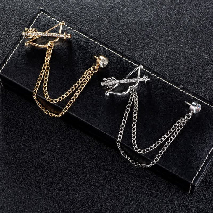 Men's Cupid Arrow Chain Brooch