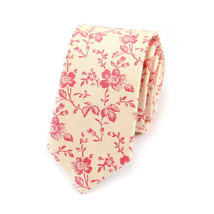 Men's Spring Time Tiny Floral Necktie