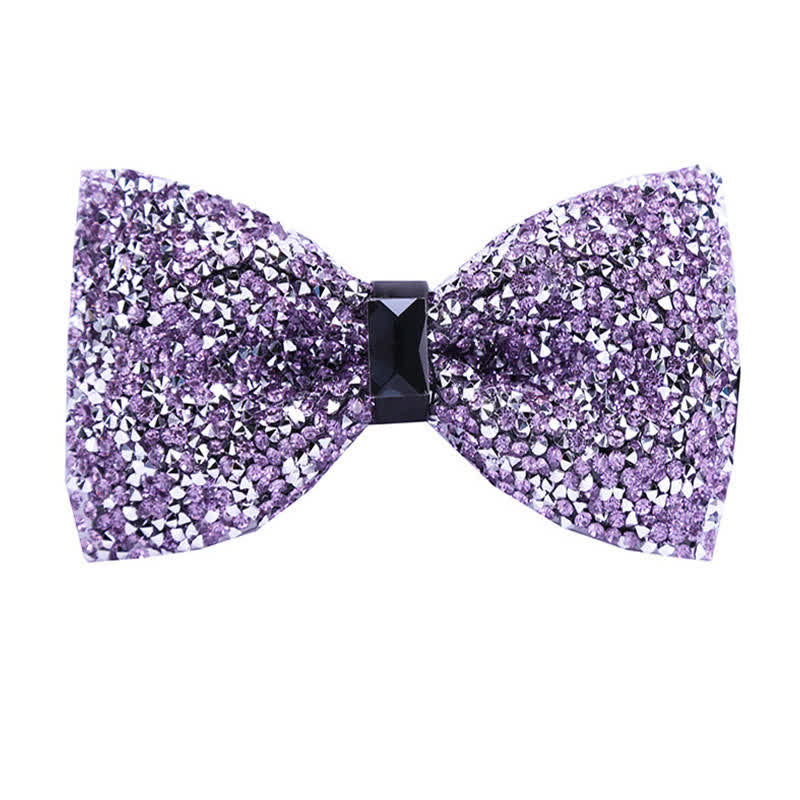 Men's Sparkle Star Glitter Crystal Bow Tie