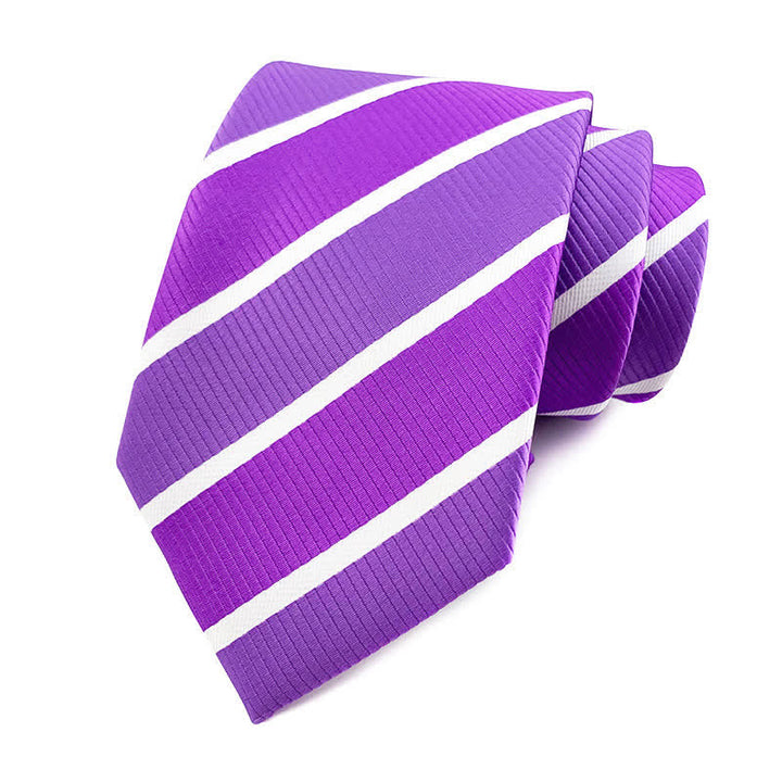 Men's Preppy Urban Striped Necktie