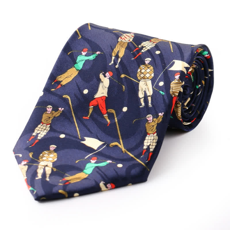 Men's Creative Cartoon Motif Country Necktie