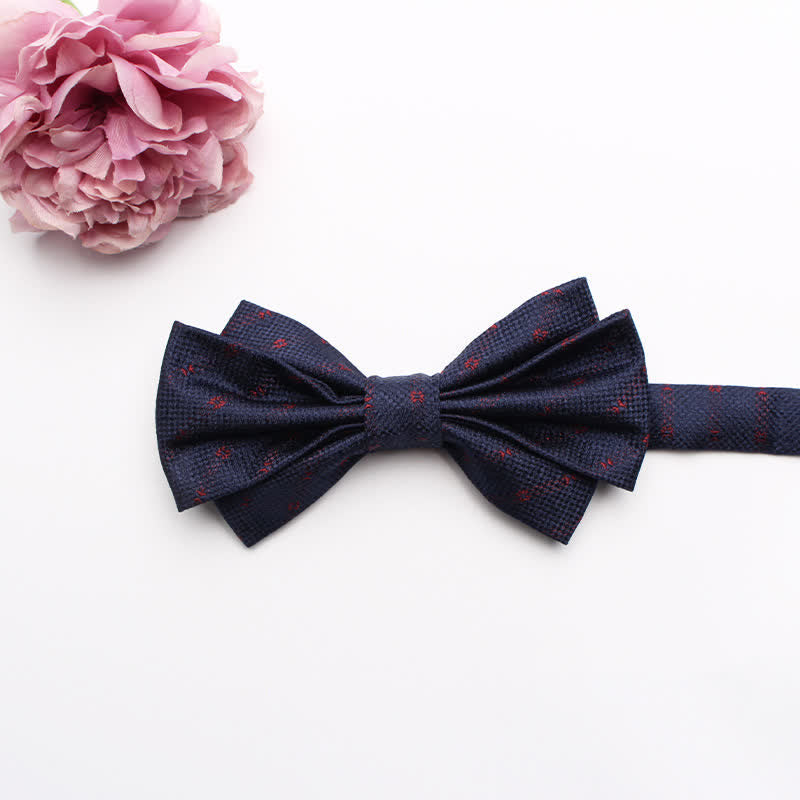 Men's Fangled Jacquard Texture Suit Bow Tie