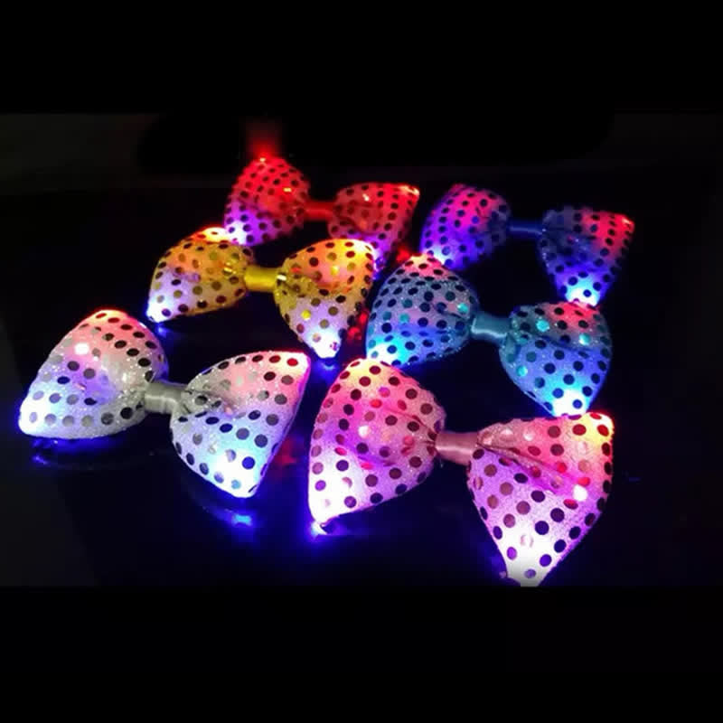 Men's Sweet Sequin LED Bow Tie