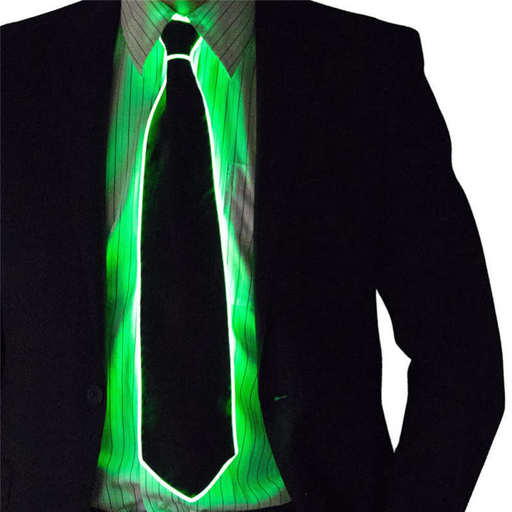 Funny Neon LED Colorful Glowing Necktie