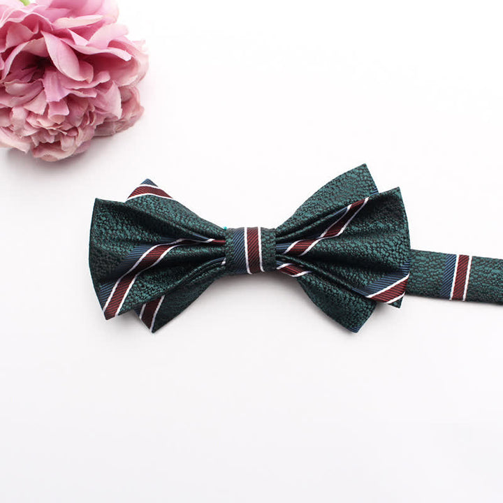 Men's Fangled Jacquard Texture Suit Bow Tie