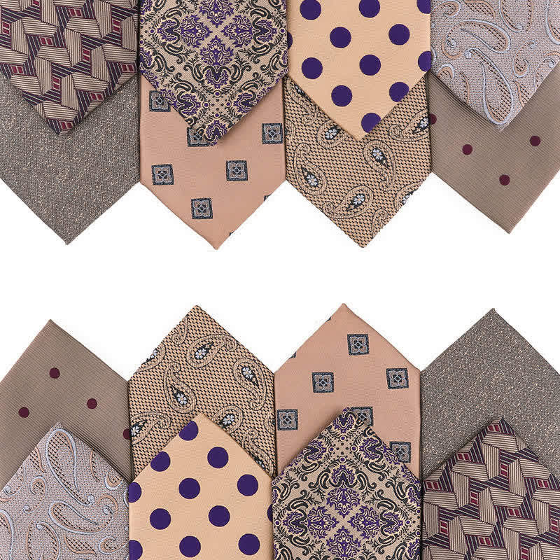 Men's British Khaki Champagne Series Necktie - image 0