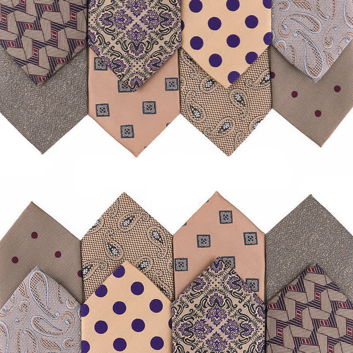 Men's British Khaki Champagne Series Necktie - image 0