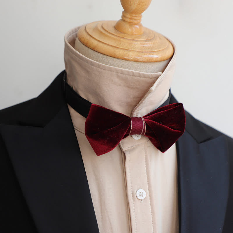 Men's Advanced Velvet Twist Bow Tie