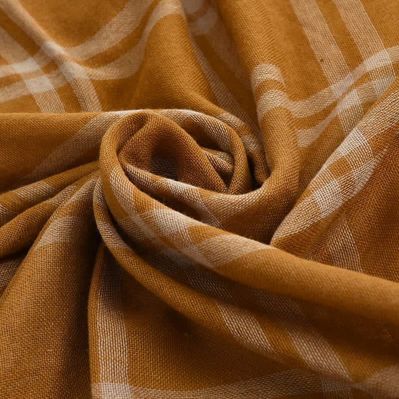 Men's Causal British Style Plaid Scarf - image 12