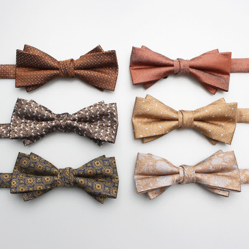 Men's Classical Formal Printed Bow Tie