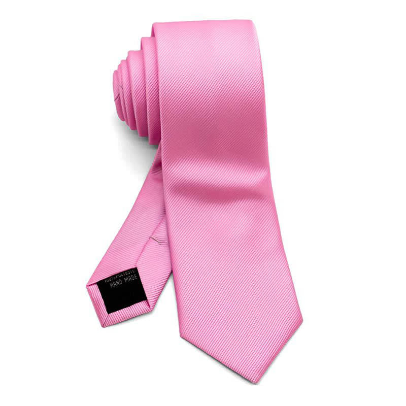 Men's Solid Color Formal Slim Necktie