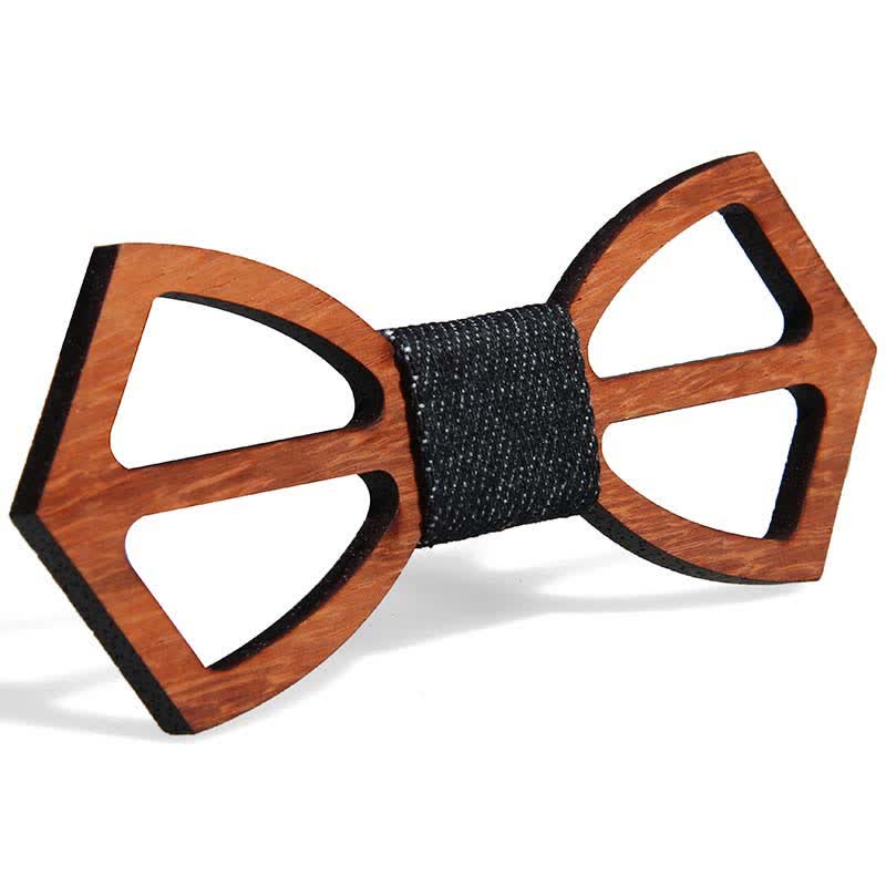 Men's Creative Funny Wooden Bow Tie