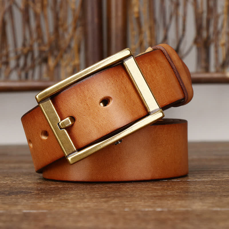 Men's Stud Detail Tough Guy Leather Belt