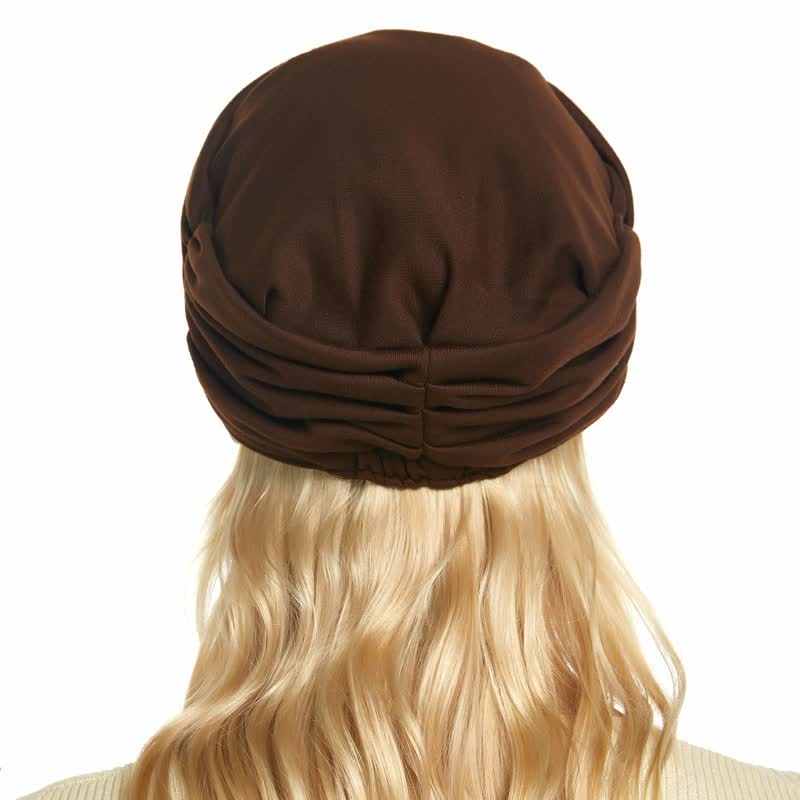 Women's Soft-Brimmed Hat Pleated Baseball Cap