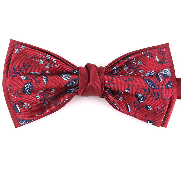 Men's Elegant Floral Botanical Bow Tie