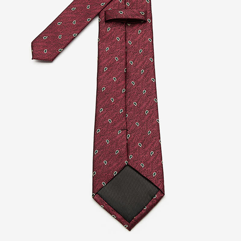 Men's Luxury Micro Paisley Necktie - image 4