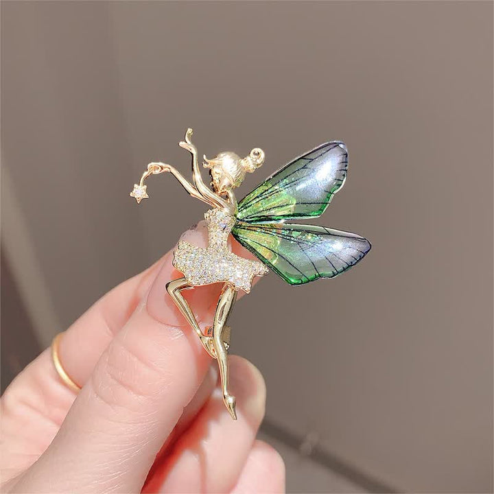 Women's Angel Wings Elf Fairy Brooch