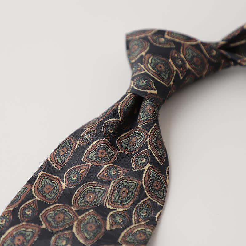 Men's Classical Abstract Painting Necktie - Style #8 - image 10