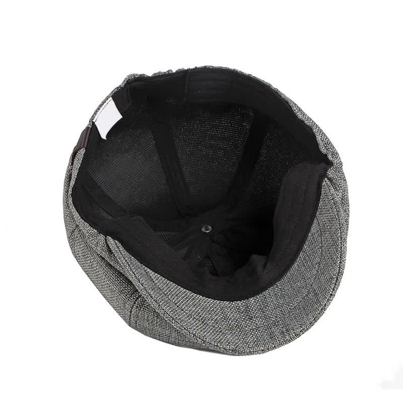 Octagonal Thin Breathable Elastic Band Beret Cap - image 3