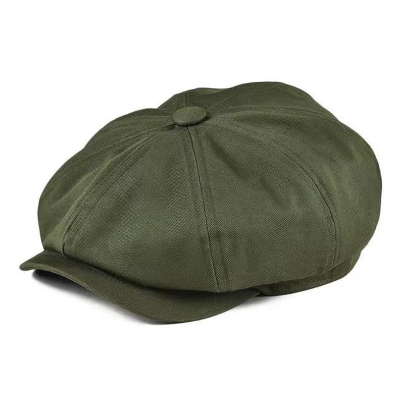 British Newsboy Cotton Octagonal Beret Cap - image 11
