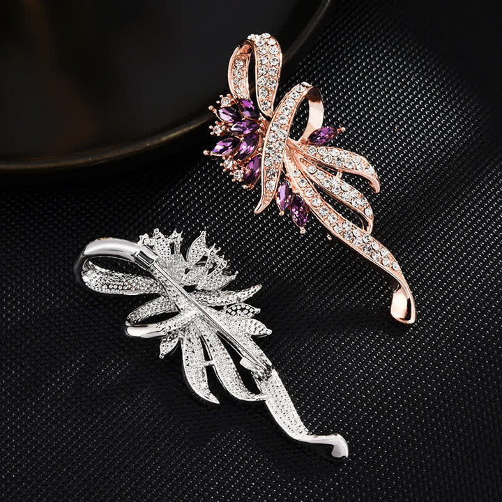 Women's Charming Bauhinia Flower Brooch