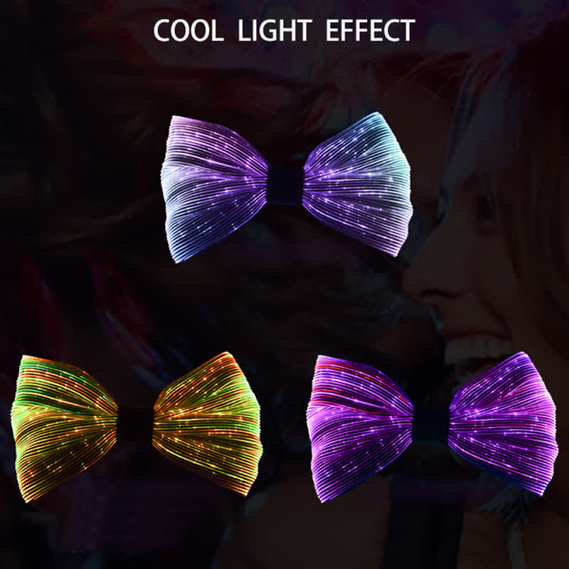 Men's Rechargeable Magical LED Bow Tie