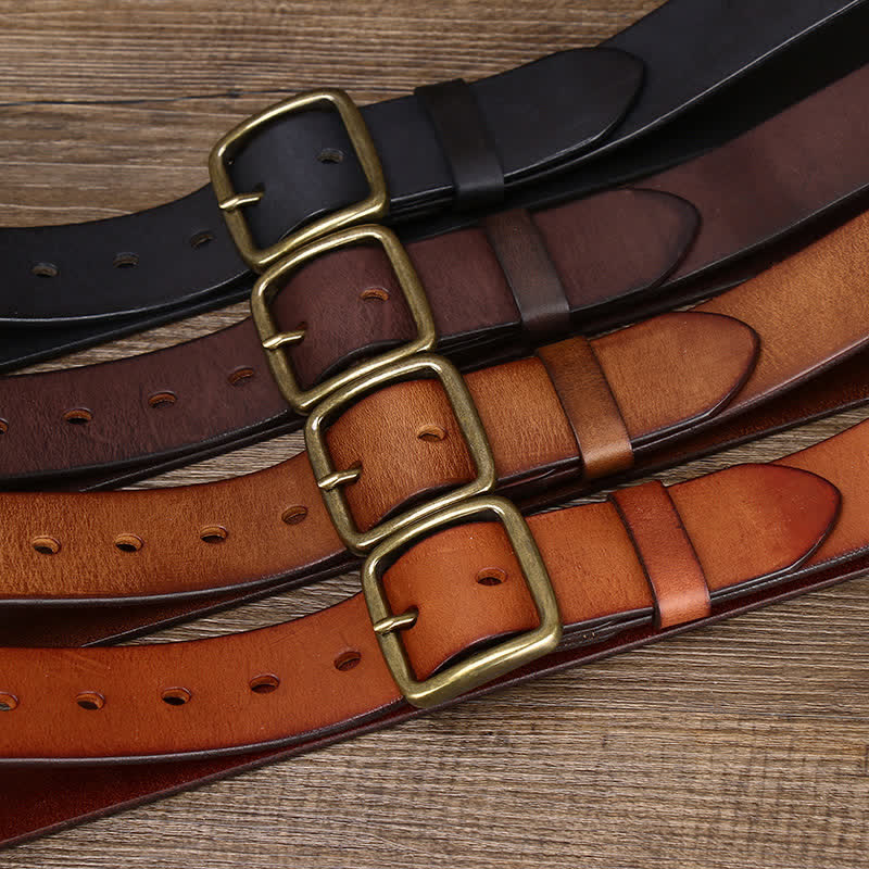 Men's Casual Jacket Soft Cowskin Leather Belt - image 1
