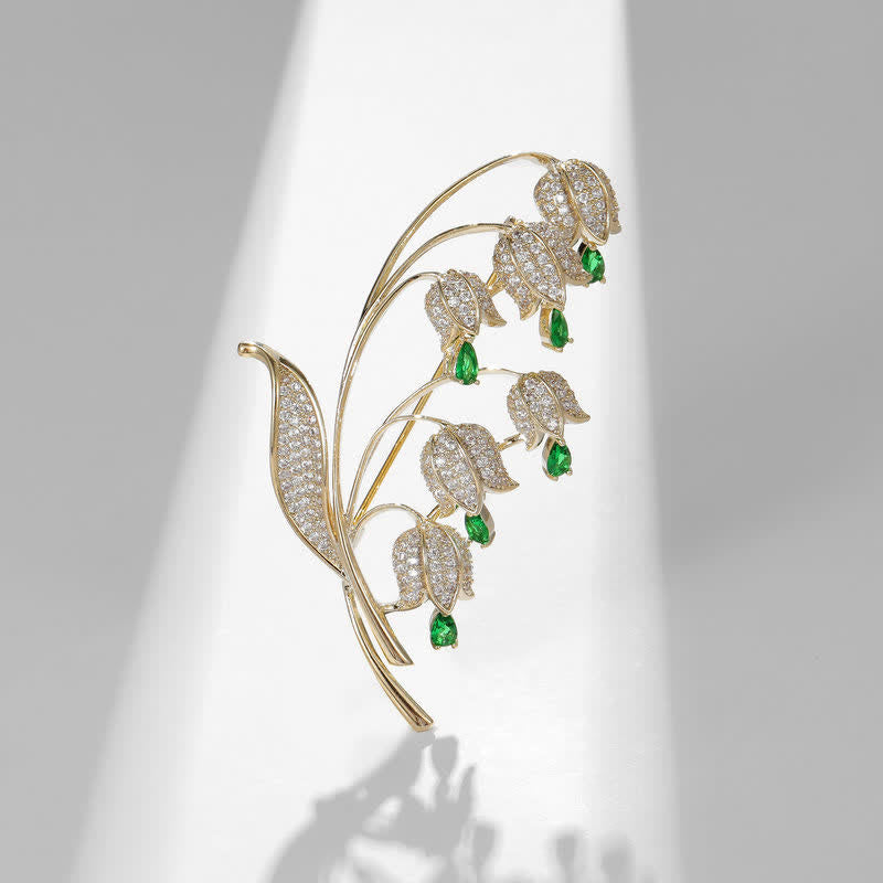 Women's Lily Of The Valley Brooch