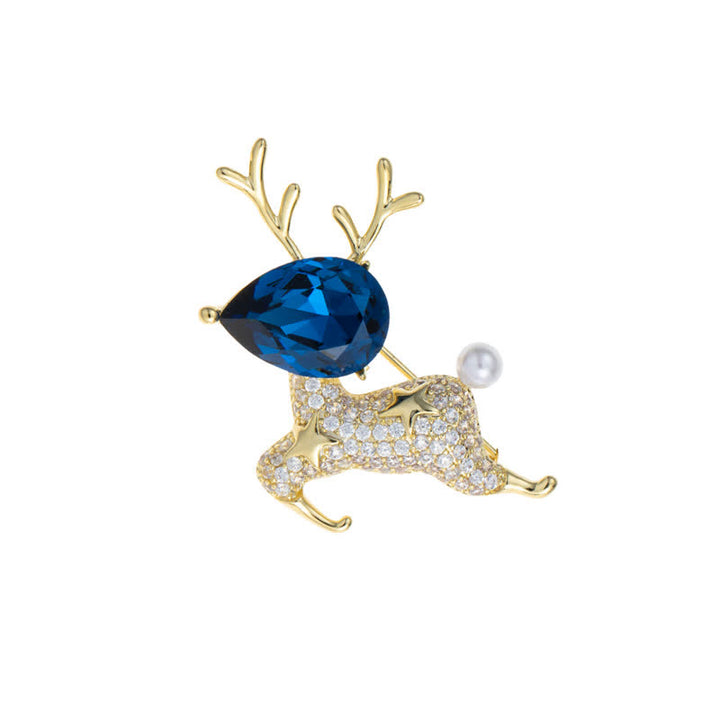 Women's Little Elk Pearl Brooch