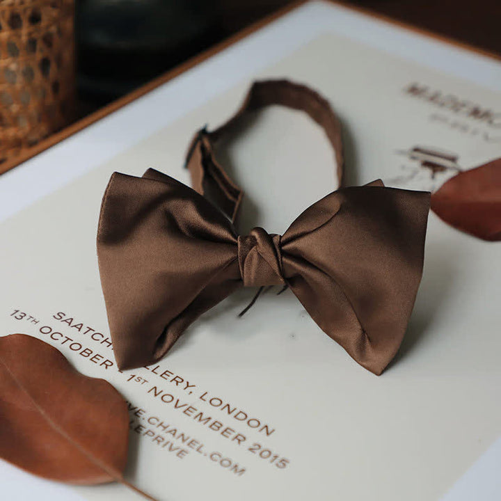 Men's Century Retro Double Layers Bow Tie