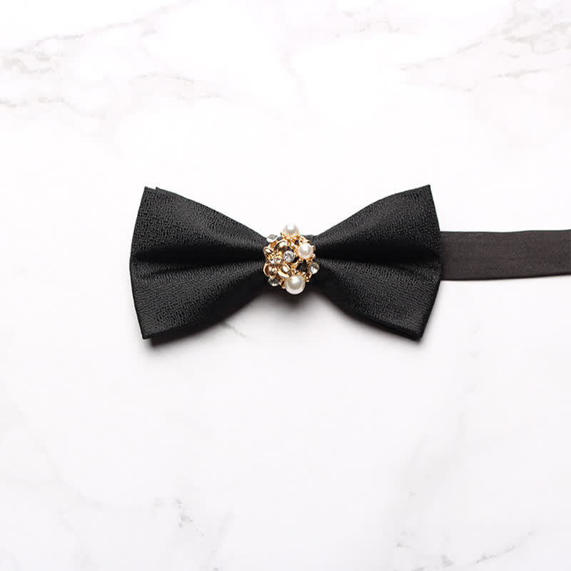 Men's Pearl Formal Tuxedo Bow Tie