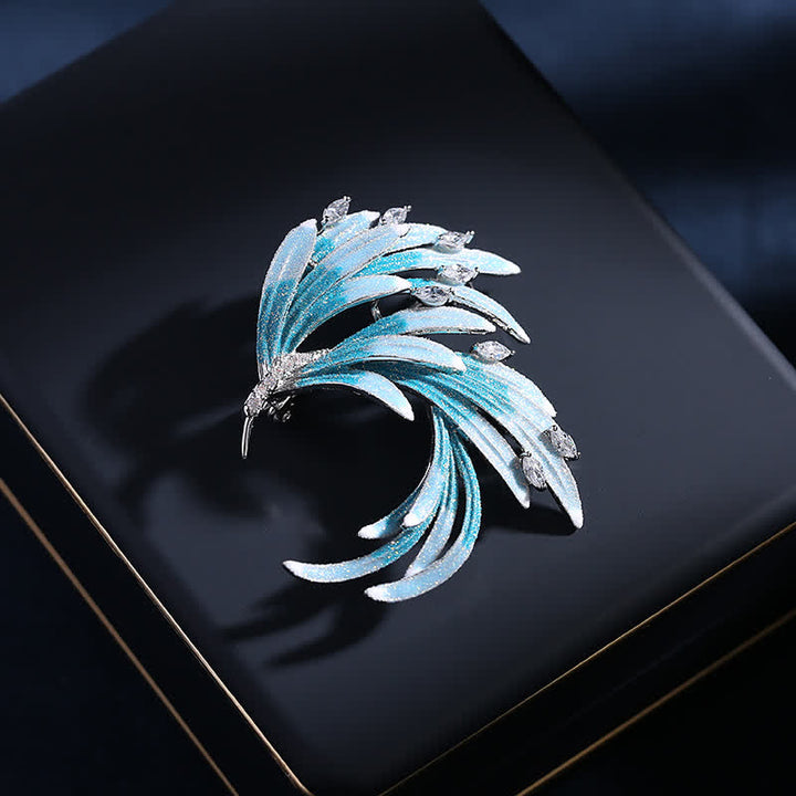 Women's Palace Phoenix Gradient Color Brooch