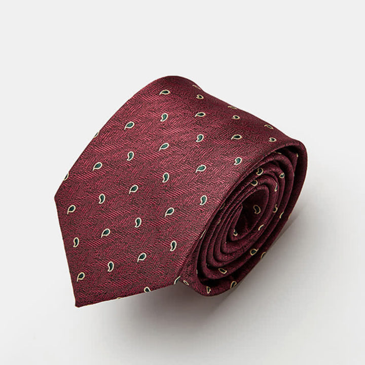 Men's Luxury Micro Paisley Necktie