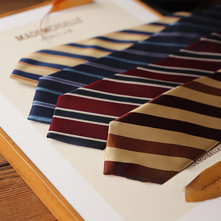 Men's Classical Daily Office Striped Necktie - image 3