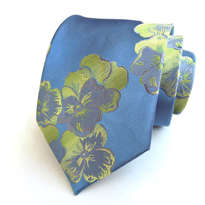 Men's Graceful Captivating Floral Necktie