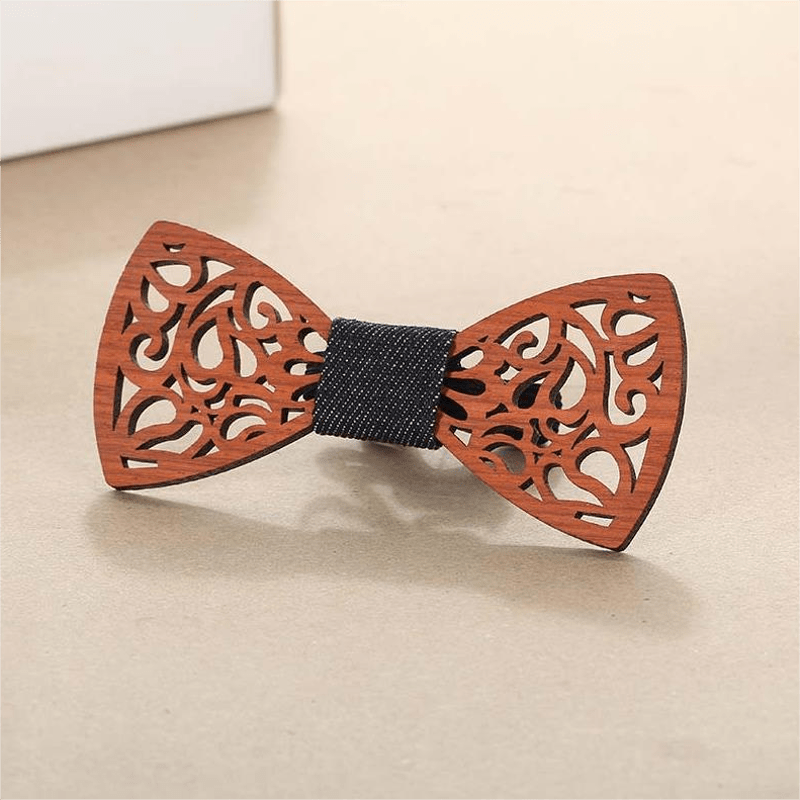 Men's Creative Funny Wooden Bow Tie