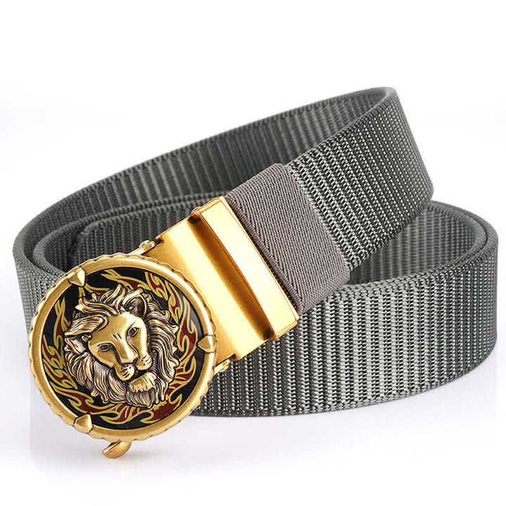 Men's Jungle Lion King Nylon Belt