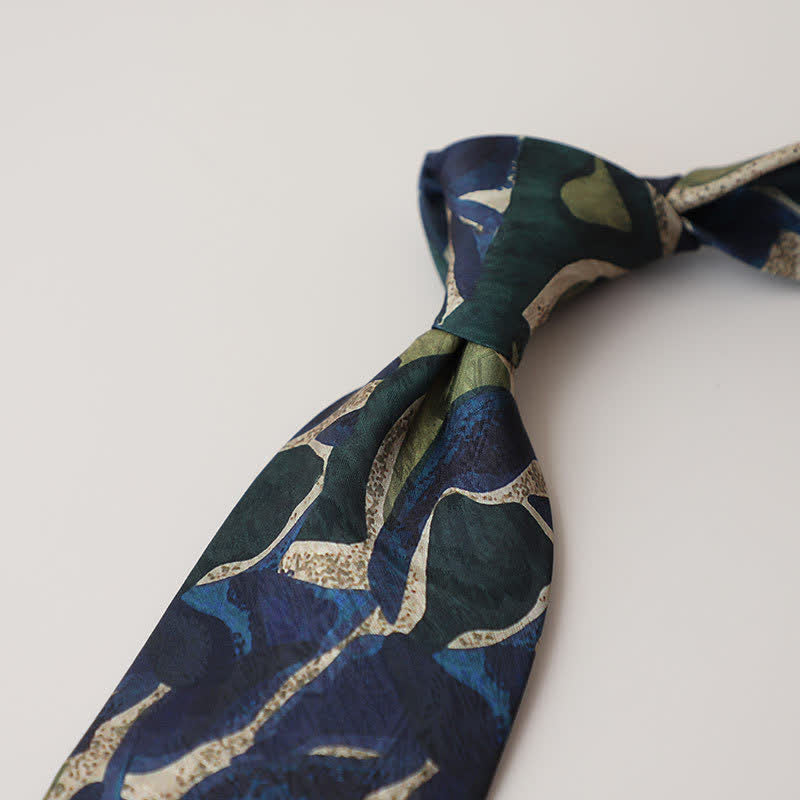 Men's Classical Abstract Painting Necktie