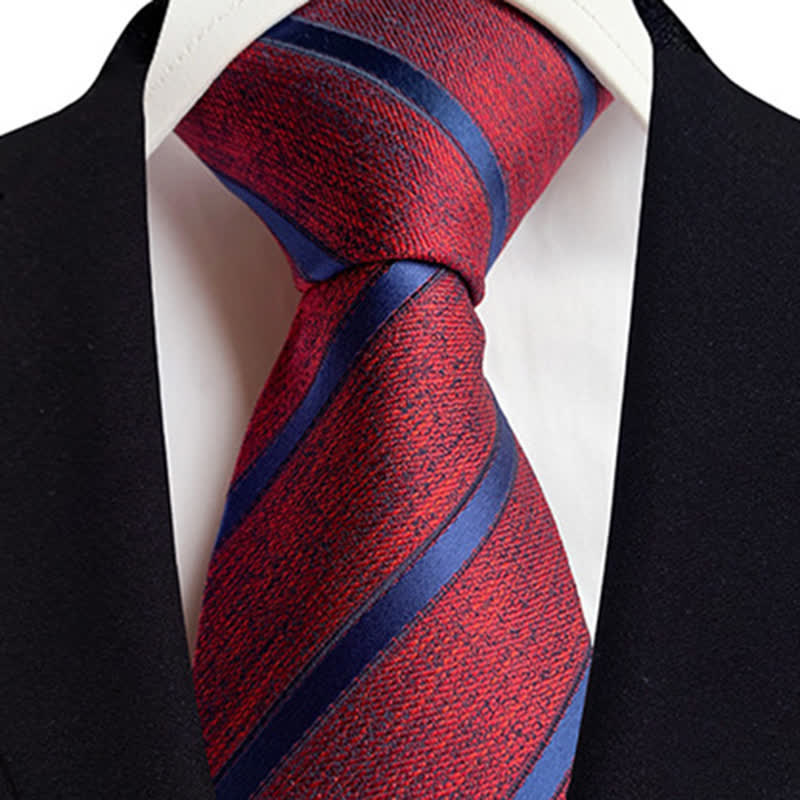 Men's Classic Thin Striped Necktie - image 5