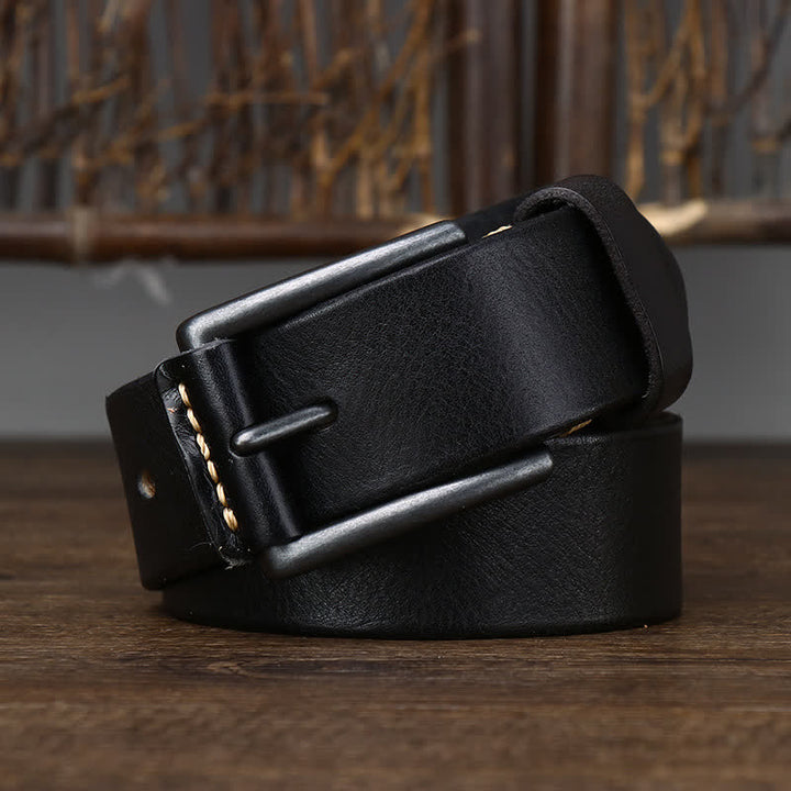 Men's Stylish Retro Glossy Cowboy Leather Belt