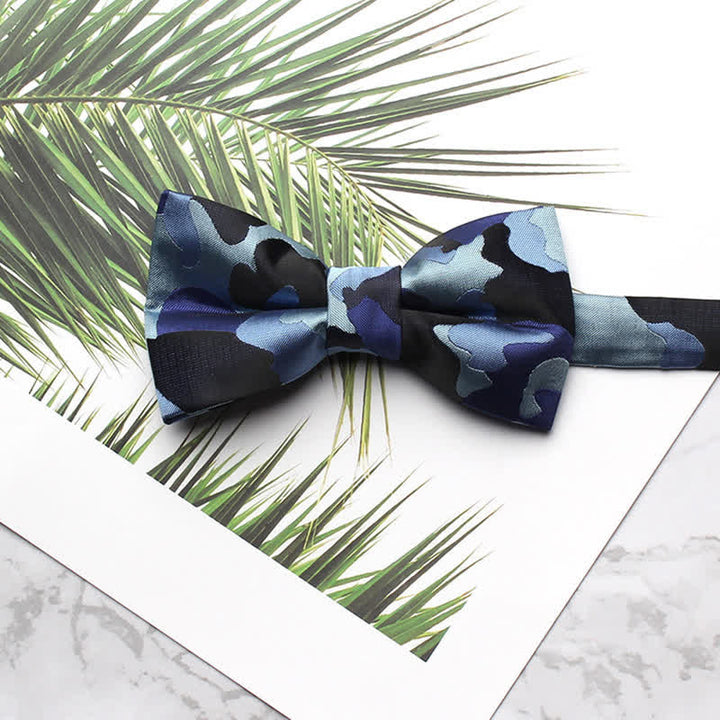 Men's Wild Camouflage Pattern Bow Tie