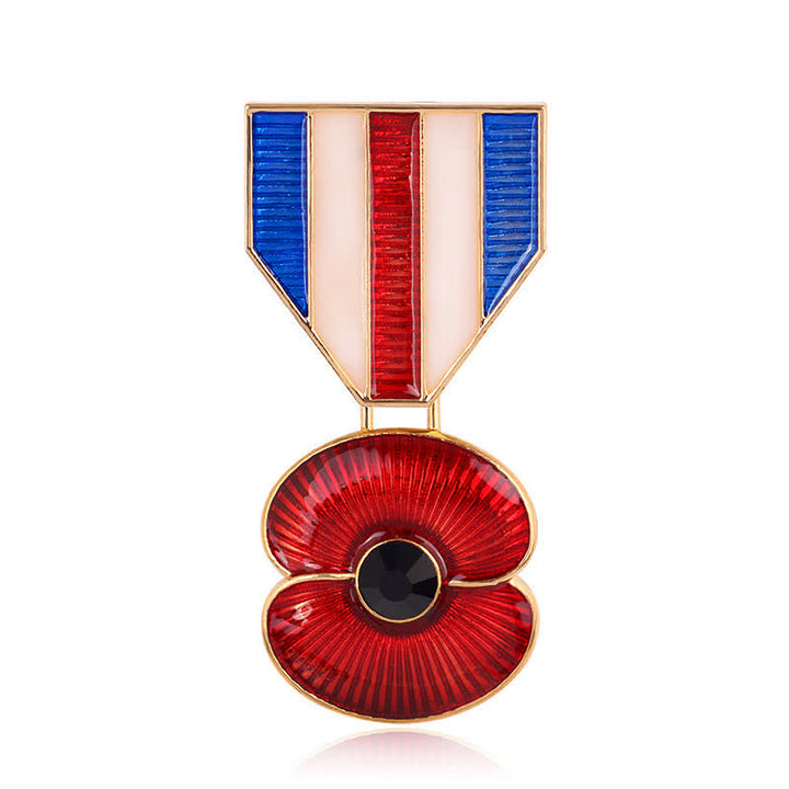 Unisex British Legion Poppy Souvenir Brooch