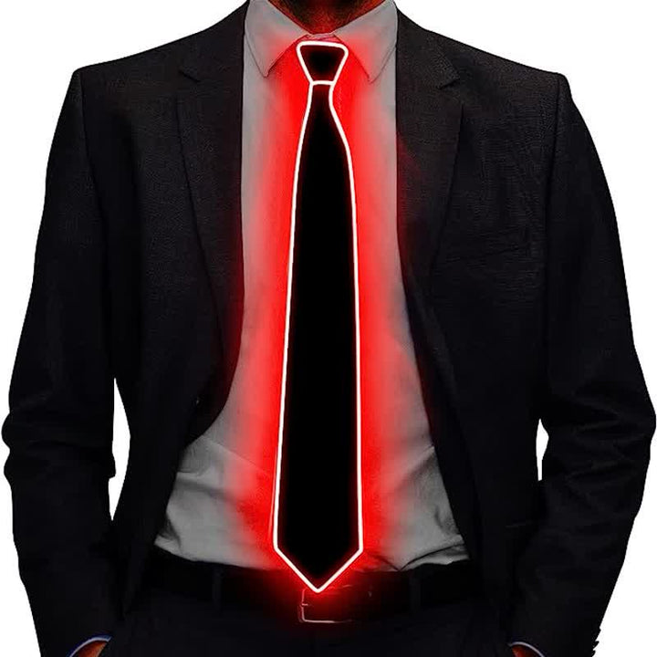 Funny Neon LED Colorful Glowing Necktie