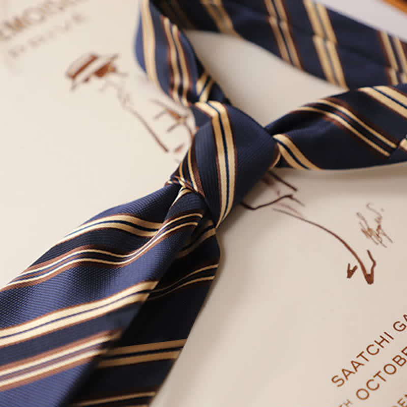 Men's Classical Daily Office Striped Necktie - image 18